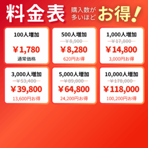 【インスタエンサー】YouTube海外登録者料金表